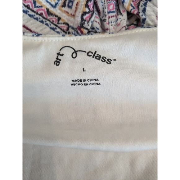 Art Class Girl’s Multi Color Aztec/Boho Romper Size Large - Picture 4 of 8